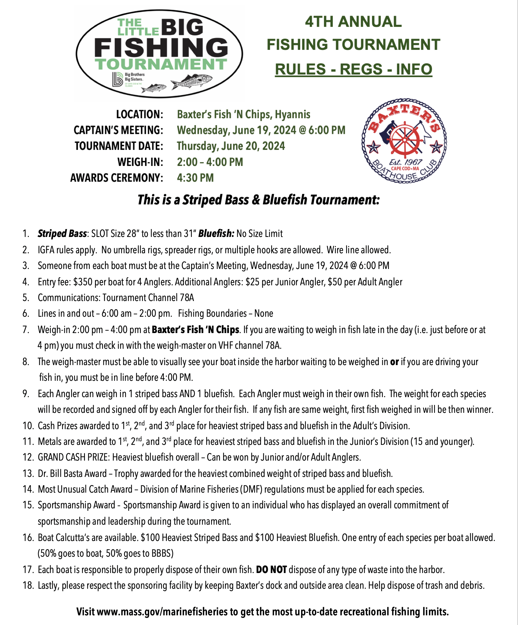 Little Big Fishing Tournament Rules and Regs_2024 « Cape Cod Building